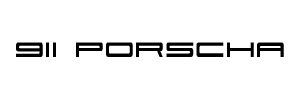 911 Porscha шрифт