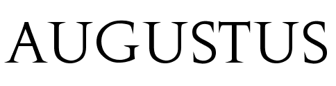 Шрифт Augustus
