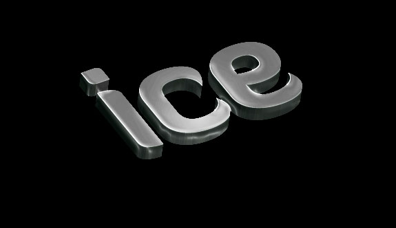 Ледяной 3D текст в Фотошопе